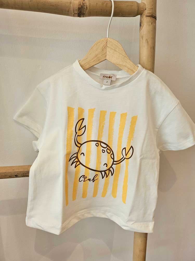 T-SHIRT ORGANIC COTTON 'CRAB'