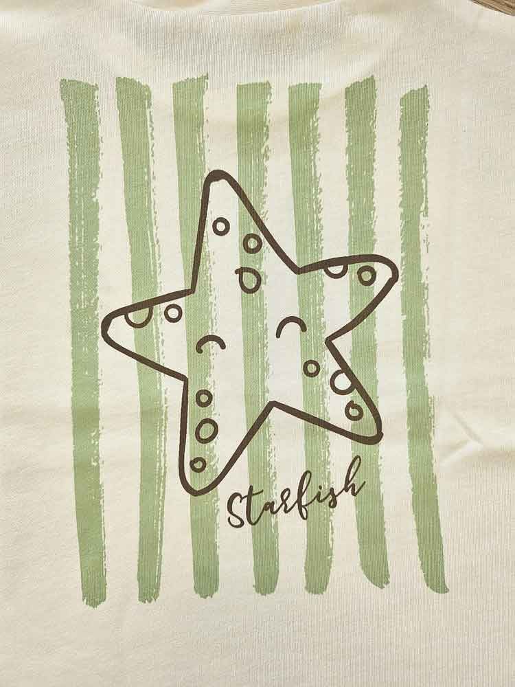T-SHIRT ORGANIC COTTON 'STARFISH' - Image 3